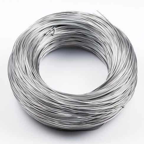 Angyanco 12Gauge(2mm) 304 Stainless Steel Solid Wire, Steel Wire for Crafts,DIY Projects,Sculpting Jewelry Making (12Gauge-2.2pound) in Saudi Arabia