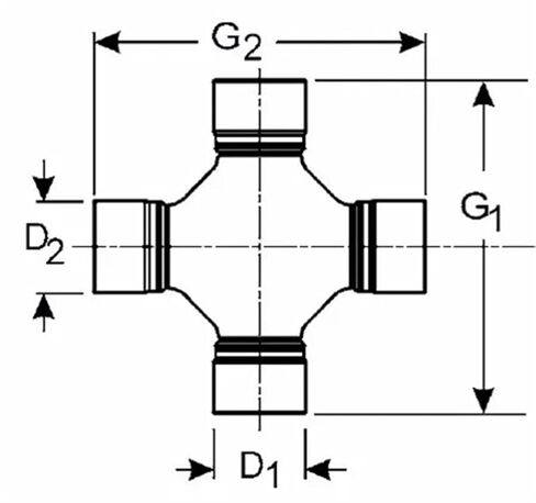SPLSSAQFA 1 قطعة 22x55 22*55 مفاصل U مصغرة مفاصل عالمية تحمل مفاصل عالمية دي كاردان in Kuwait