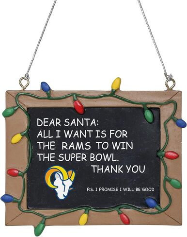 NFL Football Chalkboard Holiday Christmas Ornament - Pick Team (San Francisco 49ers) in Kuwait