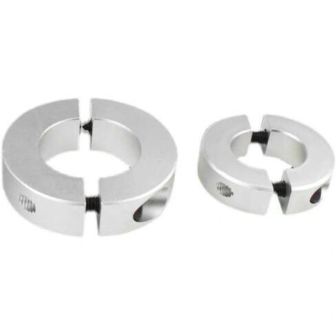 Double Split Clamp Shaft Collar, Aluminum Alloy Open Type Shaft Collar 6-20mm Inner Diameter(8mm) in Kuwait