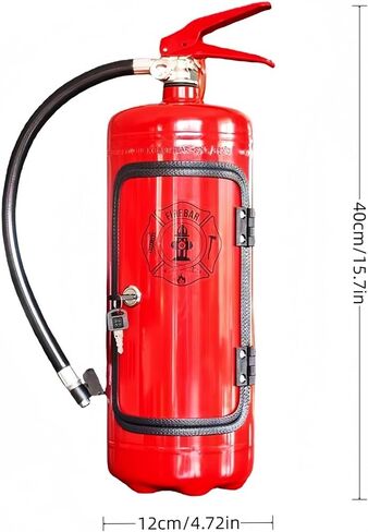 Mini Fire Extinguisher Liquor Dispenser, Creative Fire Extinguisher Shaped Alcohol Beverage Dispenser for Whiskey, Bourbon, Tequila, Portable and Stylish Bar Decor, Ideal for Parties Camping Events in Saudi Arabia
