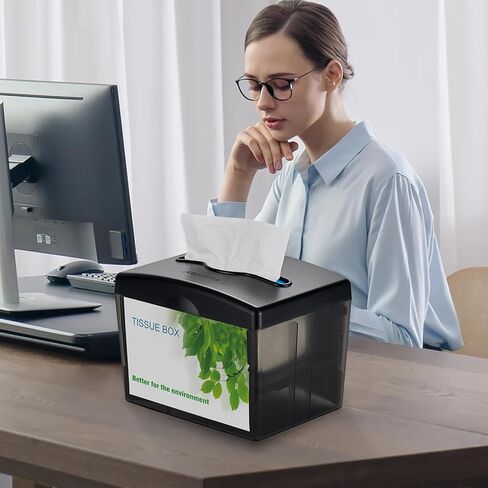 موزع مناديل تجاري من DUTYWORKS، حامل مناديل المطاعم للمطاعم والمقاهي والحانات، بلاستيك ABS متين، تصميم موفر للمساحة، سهولة الوصول إلى المناديل المطوية، أسود in Saudi Arabia