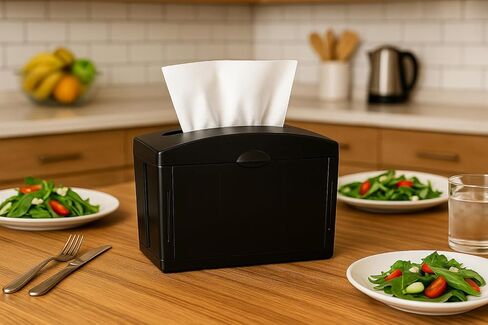 Dulce Fusion Tabletop Comercial Napkin Dispenser (Servilleteros para Restaurantes) - Stainless Steel Comercial Holder for Interfold Napkins - Dual - Sided Acces in Saudi Arabia