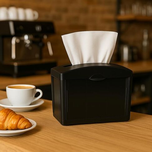 Dulce Fusion Tabletop Comercial Napkin Dispenser (Servilleteros para Restaurantes) - Stainless Steel Comercial Holder for Interfold Napkins - Dual - Sided Acces in Saudi Arabia