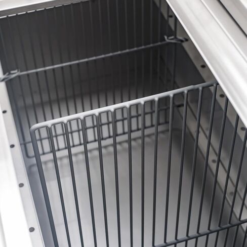 مبرد زجاجات Rockitch التجاري، مبرد بار خلفي كبير من الفولاذ المقاوم للصدأ مقاس 59 بوصة، ثلاجة بيرة تجارية مقاس 14.5 قدم مكعب للمطعم والبار in Kuwait