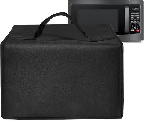 Microwave Oven Grill Dust Cover for TOSHIBA EM131A5C-BS/EM131A5C-SS Countertop Microwave Ovens Heat-Resistant Nylon Protection Case for Stainless Steel Air Fryer Combo (Silver) in Saudi Arabia
