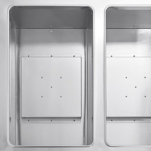 طاولة بخار خارجية 5-Pan من Glonary، بروبان سائل، ستانلس ستيل، 81 × 25 × 34 بوصة، 17500 وحدة حرارية بريطانية، مفتوحة جيدًا مع رف سفلي in Kuwait