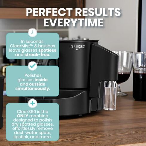 Clear360º Pro Glassware Polisher in Saudi Arabia