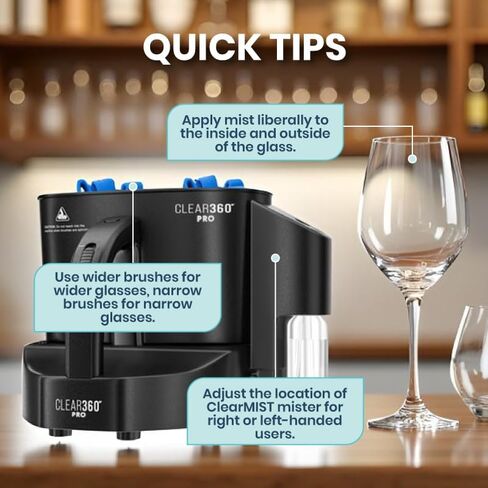 Clear360º Pro Glassware Polisher in Saudi Arabia