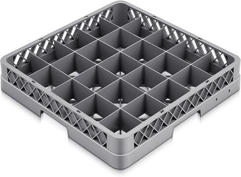 1 Pack Commercial Dishwasher Tray Rack Polypropylene Full Size Flatware Rack for Bowls Plates Knives Forks Cups (Peg Dish,Gray) in Saudi Arabia