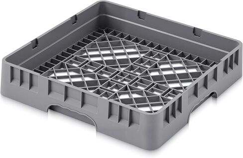 1 Pack Commercial Dishwasher Tray Rack Polypropylene Full Size Flatware Rack for Bowls Plates Knives Forks Cups (Peg Dish,Gray) in Saudi Arabia