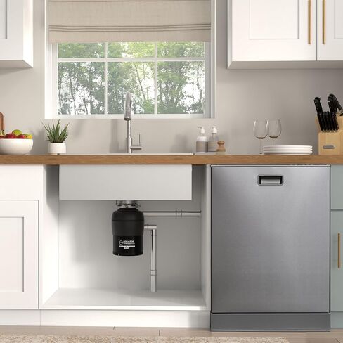 غسالة أطباق اكويتور 24 بوصة، 15 مكان، هادئة 110 فولت إي ستار ADA+3/4 حصان، جهاز التخلص من القمامة in Kuwait