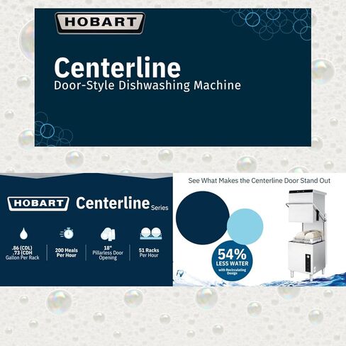 Commercial Door Type Dishwasher, Centerline Series by Hobart in Saudi Arabia