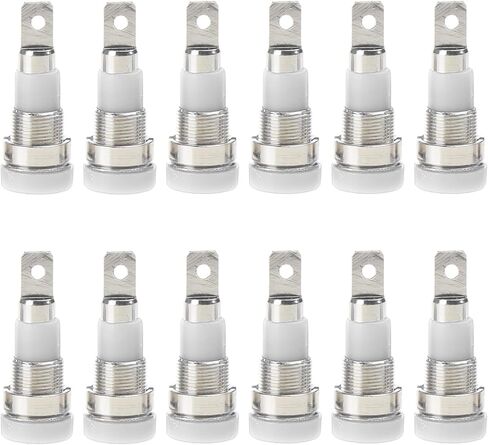 Haoyull 12 قطعة 4 مللي متر الموز k المقبس شاحن أنثي لوحة جبل ملزمة آخر M4x28mm مثالية لاختبار المعدات 30-60VDC in Saudi Arabia