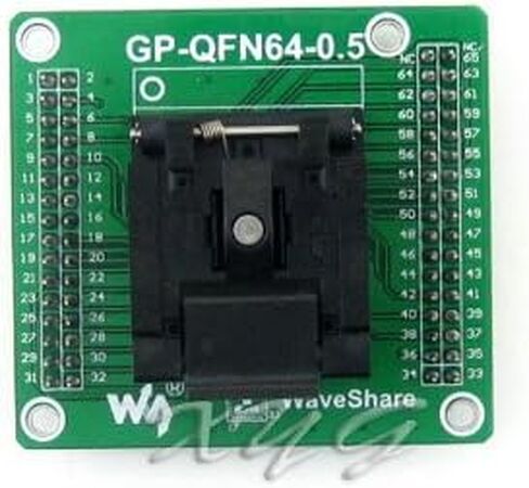 GP-QFN64-0.5-B MCU IC اختبار المقبس محول البرمجة ل QFN-64BT-0.5-01 QFN64 MLF64 MLP64 الملعب 0.5 9x9 مللي متر Enplas @ XYG in Saudi Arabia