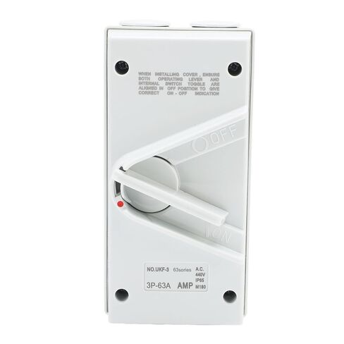 ERYUE 63A 440V AC مفتاح قطع التيار المتردد مع مبيت ABS واتصالات فضية مطورة لموقع البناء in Kuwait