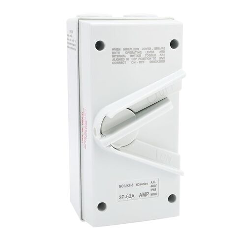 ERYUE 63A 440V AC مفتاح قطع التيار المتردد مع مبيت ABS واتصالات فضية مطورة لموقع البناء in Kuwait