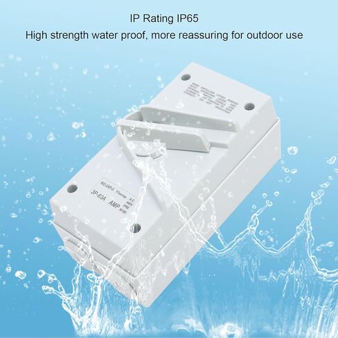 ERYUE 63A 440V AC مفتاح قطع التيار المتردد مع مبيت ABS واتصالات فضية مطورة لموقع البناء in Kuwait