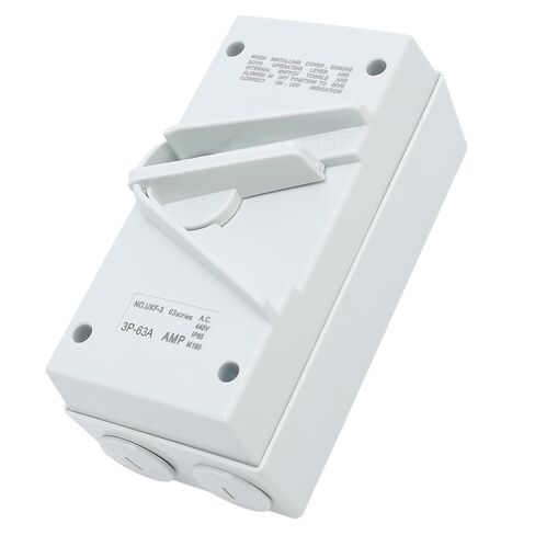 ERYUE 63A 440V AC مفتاح قطع التيار المتردد مع مبيت ABS واتصالات فضية مطورة لموقع البناء in Kuwait