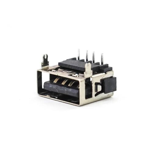 fengpeng 10style 10 قطعة/الوحدة أنثى USB 2.0 DIP 4 دبوس قدم نوع A 90 إدراج بيانات مباشرة تهمة التوصيل المقبس جاك موصل سلك محول (النمط 4) in Kuwait
