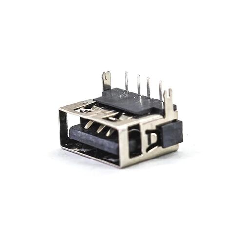 fengpeng 10style 10 قطعة/الوحدة أنثى USB 2.0 DIP 4 دبوس قدم نوع A 90 إدراج بيانات مباشرة تهمة التوصيل المقبس جاك موصل سلك محول (النمط 4) in Kuwait