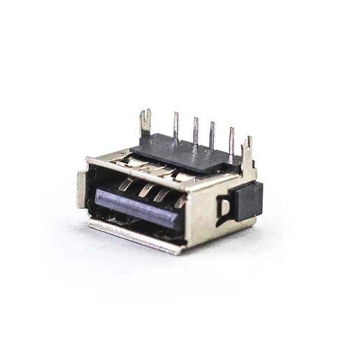 fengpeng 10style 10 قطعة/الوحدة أنثى USB 2.0 DIP 4 دبوس قدم نوع A 90 إدراج بيانات مباشرة تهمة التوصيل المقبس جاك موصل سلك محول (النمط 4) in Kuwait