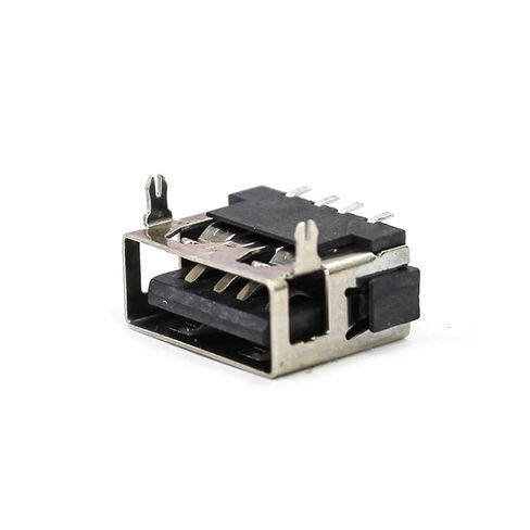 fengpeng 10style 10 قطعة/الوحدة أنثى USB 2.0 DIP 4 دبوس قدم نوع A 90 إدراج بيانات مباشرة تهمة التوصيل المقبس جاك موصل سلك محول (النمط 4) in Kuwait