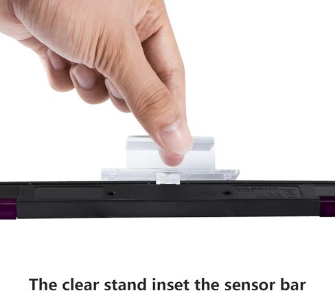 Sensor Bar for Wii, Replacement Wired Infrared Ray Sensor Bar for Nintendo Wii and Wii U Console, Includes Clear Stand in Saudi Arabia