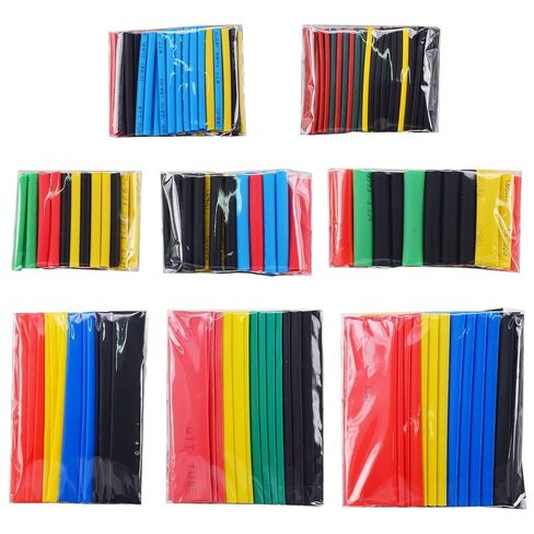 328pcs Heat Shrink Tubing 8 Sizes Electric Insulation Tube Kit Industrial Shrink Wrap Tube for Cable Wire Repair in Saudi Arabia