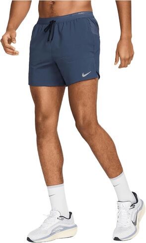 Nike Stride Men's Dri-FIT 5" 2-in-1 Running Shorts (Black/Black/Black, FN2992-010) Size Medium in Saudi Arabia