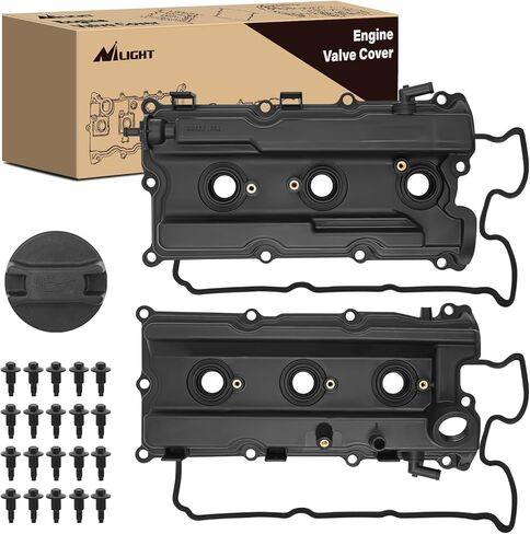 Nilight Pair Engine Valve Cover Set for Nissan NV2500 NV3500 2012 2013 2014 2015 2016 2017, Pathfinder 2004 Armada 2005-2011 2012 2013 2014 2015, Infiniti QX56 2004 2005 2006 2007 2008 2009 2010, V8 in Saudi Arabia