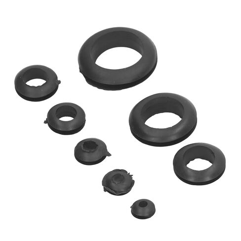 200 Pcs Rubber Grommet Set - Durable, Oil Proof Grommet Kit for Wall Hole, Workshop, Car, Electrical - Rubber Hole Grommet, Rubber Hole Plug, Rubber Grommet Kit in Saudi Arabia