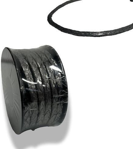 10ft Length Flexible Graphite Braided Compression Packing (1/8"×1/8") – High-Temperature, Chemical-Resistant Sealing Rope for Pump Valve and Mechanical Seal in Saudi Arabia