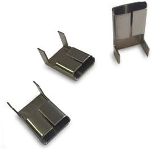 1/2" stainless steel Type 304 wing seals (100 per Box) Use with 1/2" SS Type 304 banding in Saudi Arabia