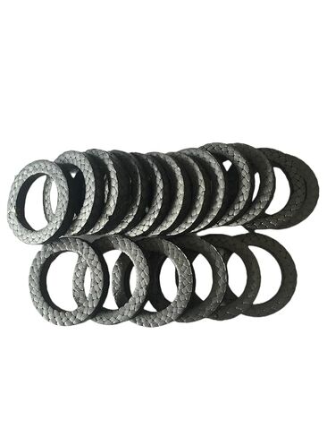 10Pcs PTFE Graphite Braided Packing Ring for Pumps, Valves, and Shafts - Seals for Industrial Applications(OD78*ID58*10mmT) in Saudi Arabia