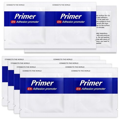 24Pcs Adhesion Promoter Wipes for Double Sided Tape, High Bond Adhesive Primer for Automotive ABS Plastic, Molding Tape, Car Spoiler, Exterior Trim, Vinyl Wrap Edges & Decals in Saudi Arabia