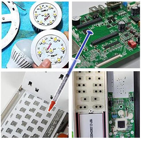طلاء فضي موصل من KINGTAIXIN، 0.5 مل طلاء فضي موصل لاصق أداة لحام إلكترونية لتطبيقات إصلاح الإلكترونيات in Kuwait