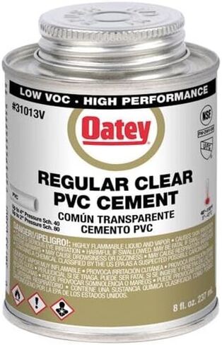 أسمنت Oatey الشفاف للـ PVC، 8 أونصة in Saudi Arabia