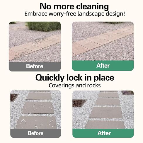 ERICW 32 Fl Oz Rock Glue | Mulch Glue | Super Locking for Rocks, Gravel, Mulch | Safe for Pets & Kids | 2-3X Coverage | Lasts 12-24 Months | Easy Pour/Spray Application in Saudi Arabia