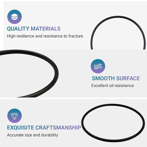 4 عبوات من أحزمة محرك دائرية مطاطية من النتريل لطراز LORTONE 3A وKomeStone K1 وK3 Rock Tumblers (لا تنطبق على K2، K4) - شريط محرك بديل in Kuwait