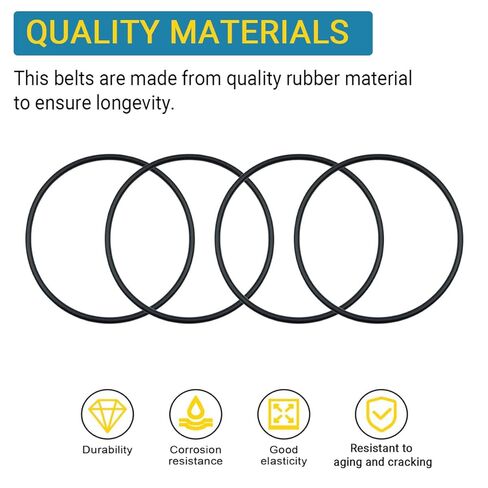 4 عبوات من أحزمة محرك دائرية مطاطية من النتريل لطراز LORTONE 3A وKomeStone K1 وK3 Rock Tumblers (لا تنطبق على K2، K4) - شريط محرك بديل in Kuwait