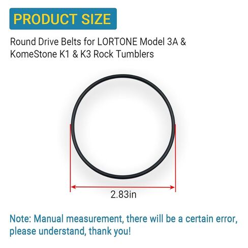 4 عبوات من أحزمة محرك دائرية مطاطية من النتريل لطراز LORTONE 3A وKomeStone K1 وK3 Rock Tumblers (لا تنطبق على K2، K4) - شريط محرك بديل in Kuwait