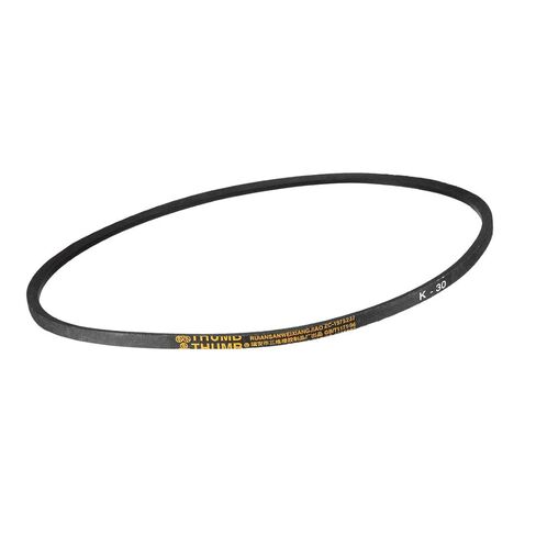 K-30 V Belt Machine Transmission Rubber, Black Replacement Drive Belt 30 inch Outer Girth 8mm Width 6mm Height JIS Standard in Saudi Arabia