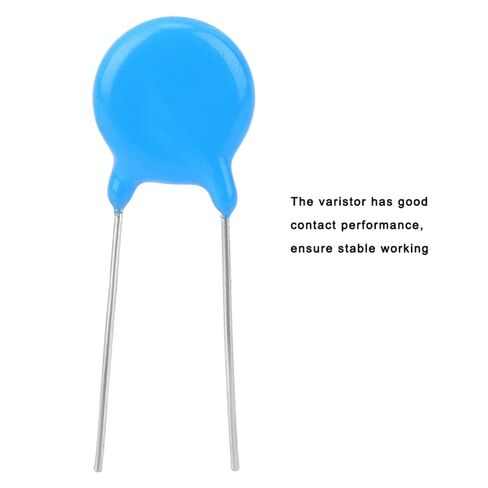 شيفوناد 100 قطعة مكثف 10D471K 10K471 470 فولت 10 مللي متر مكون إلكتروني مضمن لحماية الدوائر الإلكترونية (10D471K) in Kuwait