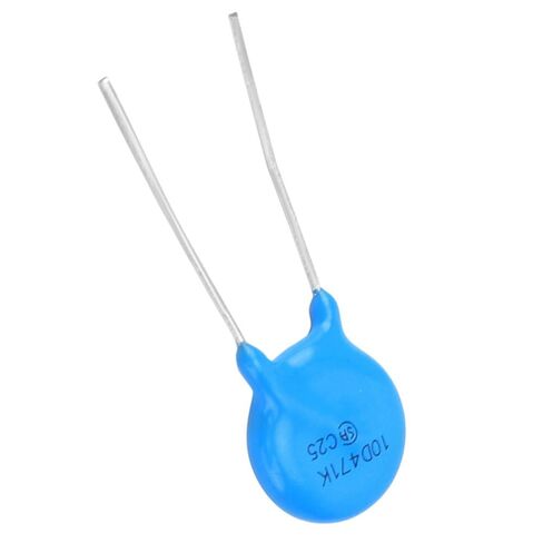 شيفوناد 100 قطعة مكثف 10D471K 10K471 470 فولت 10 مللي متر مكون إلكتروني مضمن لحماية الدوائر الإلكترونية (10D471K) in Kuwait