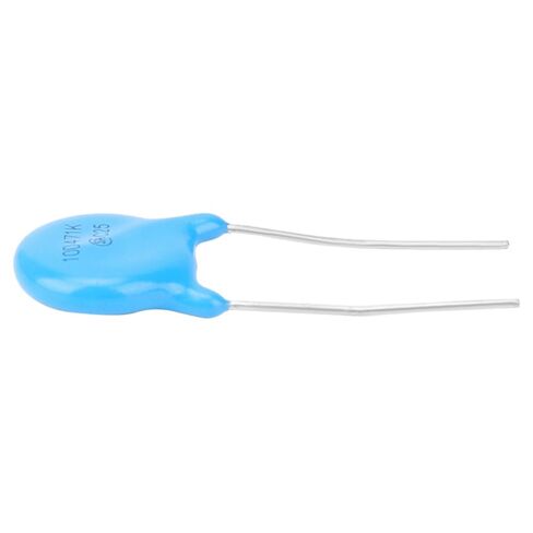 شيفوناد 100 قطعة مكثف 10D471K 10K471 470 فولت 10 مللي متر مكون إلكتروني مضمن لحماية الدوائر الإلكترونية (10D471K) in Kuwait