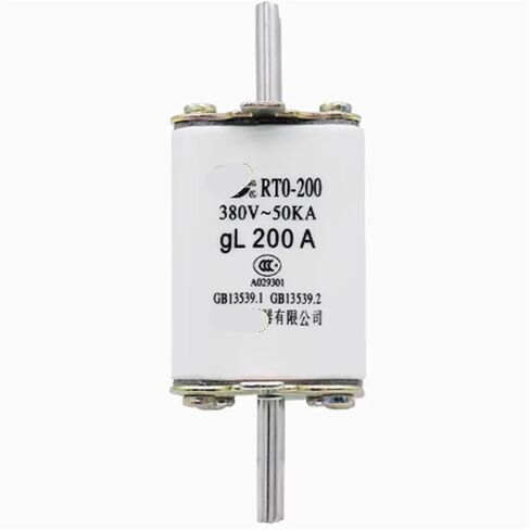 RT0-200 RTO-200 الصمامات الأساسية 380V-50KA 200A/180A/150A/125A/100A/80A/60A/120A GL السيراميك أنبوب مربع الصمامات (RT0-160A) in Kuwait