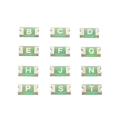 SMD 1206 3216 فيوز 0.125A 0.2A 0.25A 0.375A 0.5A 0.75A 1A 1.25A 2A 3A 4A 5A 32V 63V 125V 466 LF ضربة سريعة جدًا 10 قطع (0.25A 125V (رمز D)) in Saudi Arabia
