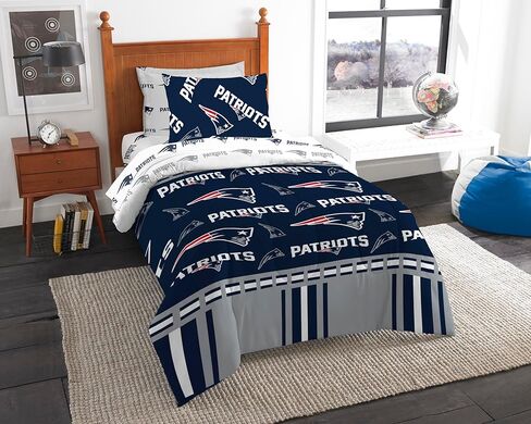 Northwest NFL Denver Broncos Bed in a Bag Set, Twin, Rotary in Kuwait