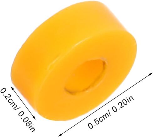 TEHAUX 100pcs Plastic Axle Bushings Set for DIY Science Projects 2.0MM Diameter Shaft Sleeves for Model Cars and Toy Vehicles Smooth Transmission in Saudi Arabia